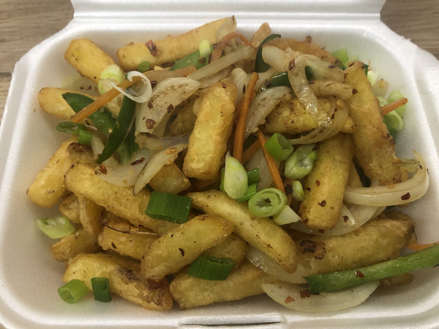 Salt & Chilli Chips (in light batter) Recipe Kenny McGovern