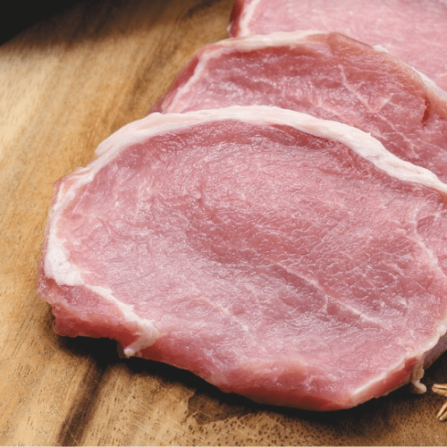 Slow cooked pork steaks with star anise ready to be slow cooked.