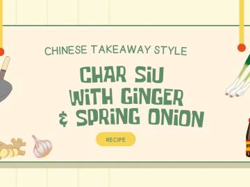 Chinese Takeaway Style Char Siu With Ginger & Spring Onion Recipe