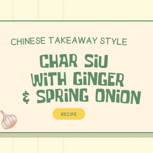 Chinese Takeaway Style Char Siu With Ginger & Spring Onion Recipe