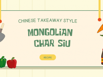 Chinese Takeaway Style Mongolian Char Siu Recipe