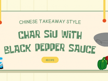 Chinese Takeaway Style Char Siu With Black Pepper Sauce Recipe