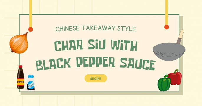 Chinese Takeaway Style Char Siu With Black Pepper Sauce Recipe