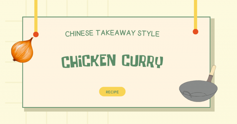Chinese Takeaway Style Chicken Curry Recipe