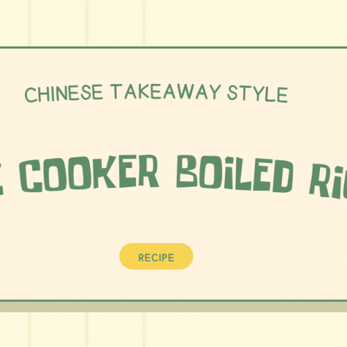 Chinese Takeaway Style Rice Cooker Boiled Rice Recipe