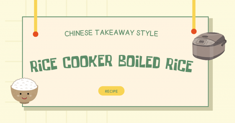Chinese Takeaway Style Rice Cooker Boiled Rice Recipe